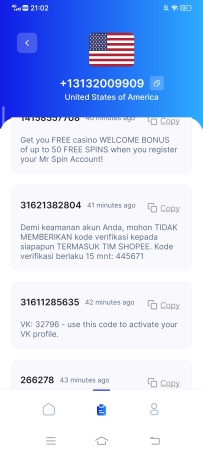 虚拟手机号 电话 验证码 注册